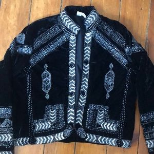 RAGA Embellished Velvet Jacket